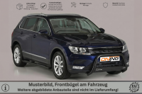 Frontbügel Edelstahl schwarz für VW Tiguan AD1 Bj.2016- Ø63mm Frontschutzbügel mit Gutachten