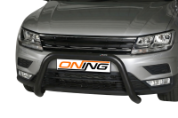 Frontbügel Edelstahl schwarz für VW Tiguan AD1 Bj.2016- Ø76mm mit Gutachten