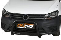 Frontbügel Edelstahl schwarz für VW Caddy...