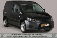 Frontbügel Edelstahl schwarz für VW Caddy 2015-2020 63mm Frontschutzbügel