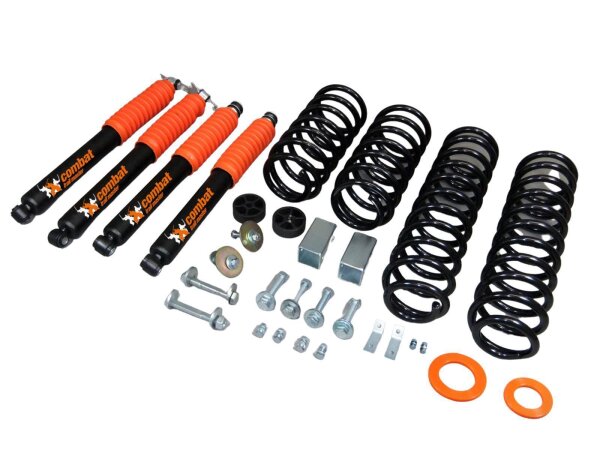 Trailmaster Fahrwerk Höherlegung für Jeep Wrangler JK lang +50mm Benzin