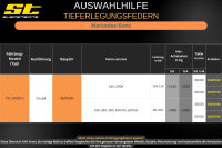 ST Tieferlegungsfedern für Mercedes Benz CLC W203CL Coupe 50/30mm