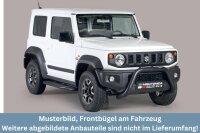 Frontbügel Edelstahl schwarz für Suzuki Jimny...