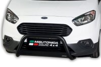 Frontbügel Edelstahl schwarz für Ford Transit Courier ab 2018 Ø63mm mit Gutachten