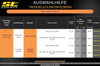 ST Tieferlegungsfedern für Mercedes Benz E-Klasse W124 124C 40/40mm 1