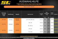 ST Tieferlegungsfedern für Mercedes Benz SLK W172 Cabriolet 350 250CDi 30/30mm