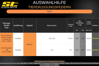 ST Tieferlegungsfedern für Mini Roadster JCW R59 Roadster 1.6i 20/20mm