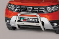 Frontbügel Edelstahl für Dacia Duster II ab 2021 - 63mm mit Gutachten Frontschutzbügel