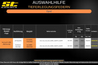 ST Tieferlegungsfedern für Opel Vectra B J96 Caravan 2.0 2.2 2.5 2.6 40/40mm