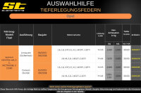 ST Tieferlegungsfedern für Opel Vectra C Z-C/SW Caravan 2.2 3.2 30/30mm