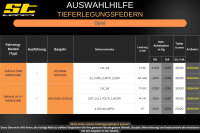 ST Tieferlegungsfedern für Opel Zafira B A-H MONOCAB 2.0T 2.2 30/30mm