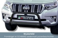 Frontbügel Edelstahl schwarz für Toyota Land...