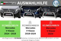 Frontbügel Edelstahl für Mercedes V Klasse W447 Bj. 2020- Ø63mm mit EG-Genehmigung