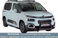 Frontbügel Edelstahl schwarz für Citroen Berlingo 2018- 63mm