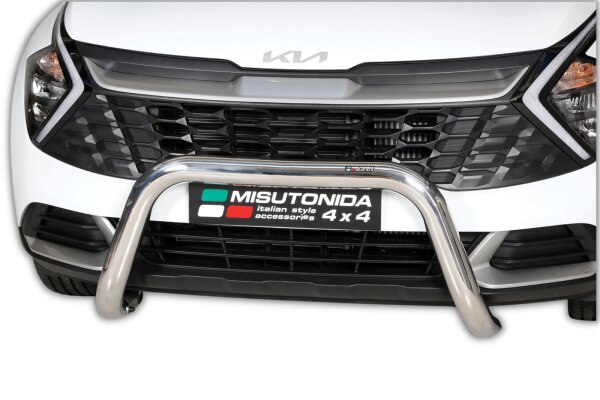 Frontbügel Edelstahl für Kia Sportage NQ5 2022- 76mm Frontschutzbügel Gutachten