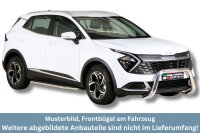 Frontbügel Edelstahl für Kia Sportage NQ5 2022- 76mm Frontschutzbügel Gutachten