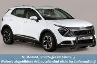 Frontbügel Edelstahl schwarz für Kia Sportage NQ5 2022- 63mm mit Gutachten