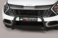 Frontbügel Edelstahl schwarz für Kia Sportage NQ5 2022- 63mm mit Gutachten