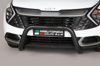 Frontbügel Edelstahl schwarz für Kia Sportage 2022- 76mm