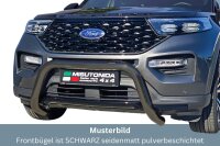 Frontbügel Edelstahl schwarz für Ford Explorer ab Bj.2019- Ø76mm