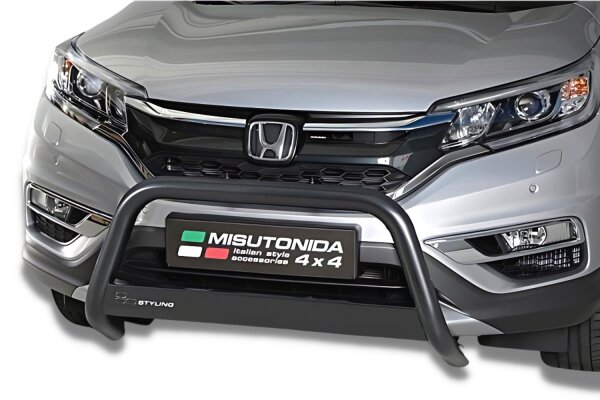 Frontbügel Edelstahl schwarz für Honda CR-V 2016 - 2018 63mm