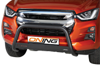 Frontbügel Edelstahl schwarz für Isuzu D-Max 2020 - 63mm mit EG Gutachten