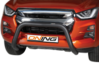 Frontbügel Edelstahl schwarz für Isuzu D-Max 2020 - 76mm