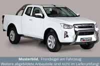 Frontbügel Edelstahl schwarz für Isuzu D-Max 2020 - 76mm