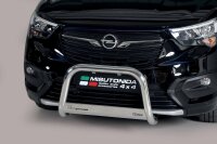 Frontbügel Edelstahl für Opel Combo E 2018 - Ø63mm Frontschutzbügel mit Gutachten