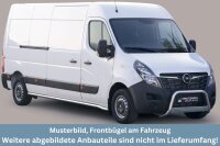 Frontbügel Edelstahl für Opel MOVANO 2020 - 63mm mit Gutachten Frontschutzbügel