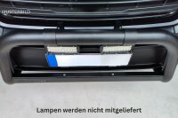 Frontbügel Edelstahl schwarz für Citroen Jumper Maxi 2014- 63mm mit Gutachten + Lampenhalter