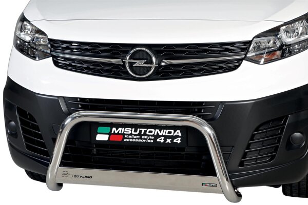 Frontbügel Edelstahl für Opel Vivaro 2019 - 63mm Frontschutzbügel