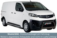 Frontbügel Edelstahl schwarz für Opel Vivaro C 2019 - 63mm Frontschutzbügel mit Gutachten