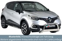 Frontbügel Edelstahl für Renault Captur 2018 - 63mm Frontschutzbügel