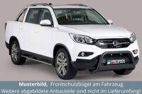 Frontbügel Edelstahl schwarz für Ssangyong...
