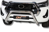 Frontbügel Edelstahl für Toyota Hilux 2021 - 76mm Frontschutzbügel