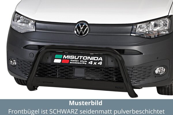 Frontbügel Edelstahl schwarz für VW Tiguan 5N Bj.2011-2015 Ø63mm