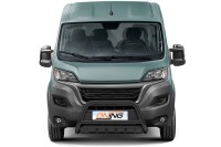 Frontschutzbügel SCHWARZ mit Blech - Fiat Ducato Camper (2006 - 2014 - 2016 -)