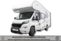 Frontschutzbügel SCHWARZ mit Blech für Fiat Ducato Camper (2006 - 2024)