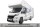 Frontschutzbügel SCHWARZ mit Blech - Fiat Ducato Camper (2006 - 2014 - 2016 -)