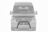 Frontbügel SCHWARZ für Mercedes Sprinter W907 W910 Bj.2018- 70mm V2