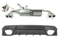 Ulter Sportauspuff Duplex für ALFA ROMEO Stelvio...