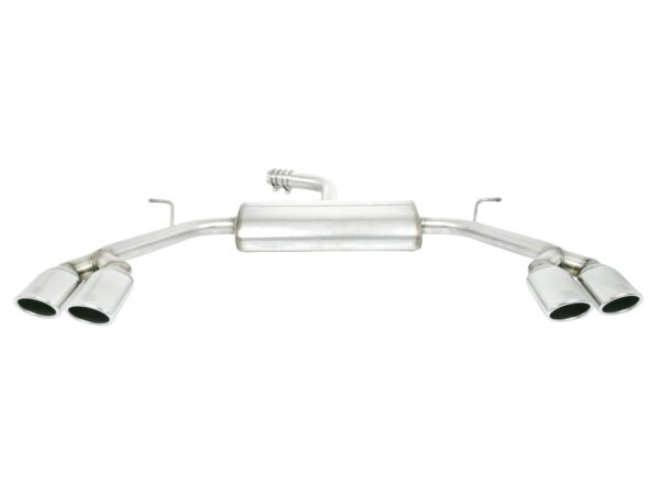 Ulter Sportauspuff Duplex für AUDI A3 8V Limousine 1,8TSI Oval 95x65 Edelstahl