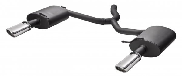 Ulter Sportauspuff Duplex für AUDI A4 typ B7 /8E 8F Limousine 1,8 T Oval 120x80