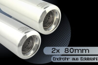 Ulter Sportauspuff für FIAT Grande Punto 199 1,2i 48kW (2005-2009) Ø80