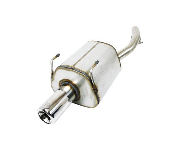 Ulter Sportauspuff für FIAT Panda 100HP 169 HATCHBACK 1,4i 74kW Ø80 Edelstahl