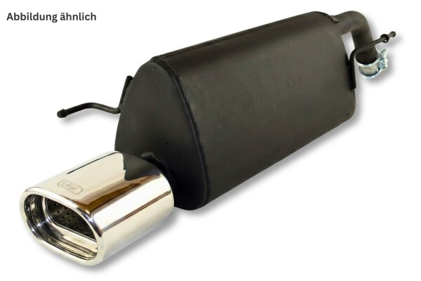 Ulter Sportauspuff für FIAT Punto Evo 199 1.4i 57kW (2009-2012) Oval 145x75