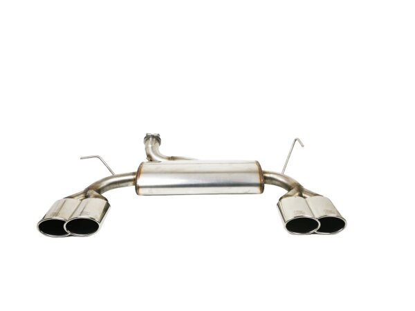 Ulter Sportauspuff Duplex für JEEP Wrangler JK 4x4 2,8D Oval 220x80 Edelstahl
