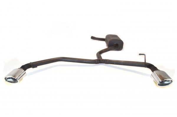 Ulter Sportauspuff Duplex für KIA Pro Ceed (ED) HATCHBACK 1.6 93kW Oval 120x80