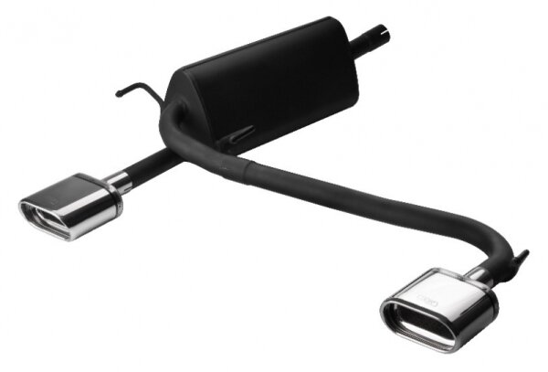 Ulter Sportauspuff Duplex für OPEL Astra H HATCHBACK 5-Türer 1,4i Oval 145x75